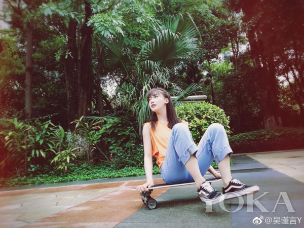 吴谨言(图片来源:吴谨言微博)